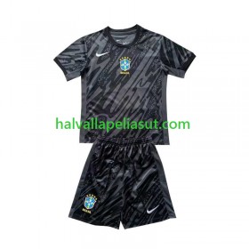 Jalkapallo Pelipaidat/Peliasut Brasilia Copa America Maalivahti Lasten Vieraspaita 2024 Lyhythihainen